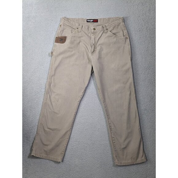 Wrangler Riggs Workwear Pants 38x30 (Meas 36.5x28.5) Ripstop Carpenter Utility - Picture 1 of 16